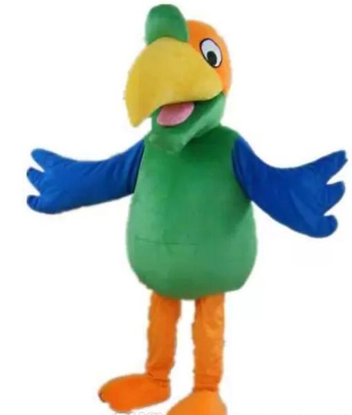 Costume de mascotte de perroquet vert adulte pour adulte à porterFancyCostume Déguisement Taille de haute qualité