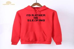 Adult i039d Bet Be Sleeping Letters Impresa sudadera con capucha divertida 2018 Spring Autumn Black White Grey Sweet Women Red Red Blue HO1894380