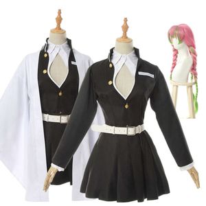 Volwassen Kinderen Anime Demon Slayers Kanroji Mitsuri Cosplay Kostuum Kimono cosplay