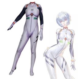 Adulte Kids Cosplay Eva Yanami Rei Halloween Party Anime Moive Seperhero Costume zentai