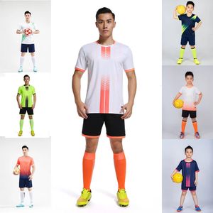 Volwassen Kinderen Voetbal Jersey Mannen Jongen Aanpassen Voetbal Uniformen Kit Sport Kleden Futsal Sportkleding Training Trainingspak Kind y240321