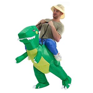 Disfraz de dinosaurio Iatable para niños y adultos, disfraz de Halloween, Carnaval, fiesta de Navidad, ropa de actuación para hombres, niños y niñas C70137AC