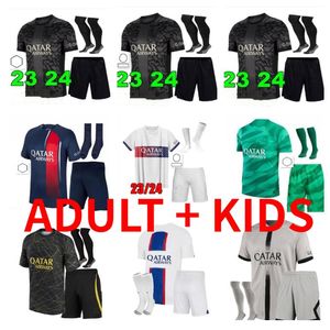 2023 2024 G.RAMOS MBAPPE Soccer Jerseys KOLO MUANI O.Dembele ASENSIO LEE KANG IN VERRATTI 22 23 24 MARQUINHOS FABIAN KIMPEMBE Ugarte Football Men Shirt Adulte Enfants Kit