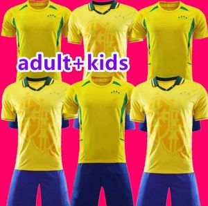 Kit enfants adultes maillots de football Brésil 1994 2002 chemises rétro Carlos Romario Ronaldo Ronaldinho camisa de futebol BraziLS RIVALDO ADRIANO