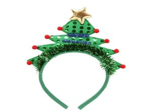 Volwassen Kinderen Led Knipperende Hoofdband Licht Up Haarband Voor Kerstboom Vakantie Decoratie Feestaccessoire Cadeau Navid