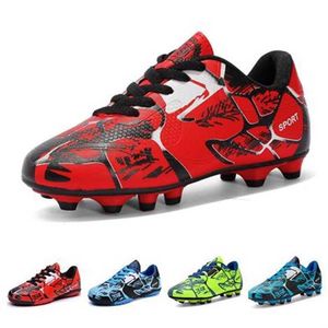 Adultes enfants baskets hommes femmes crampons de football fille bottes de football gazon pointes entraîneurs de football en salle chaussures garçons Chuteira Futebol x0719