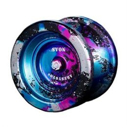 Jouet pour enfants adulte 10 balle kk portefeuille gift gift toys compétitions professionnelles yo-yo aluminium yoyo metal yoyo papillon yoyo 240524