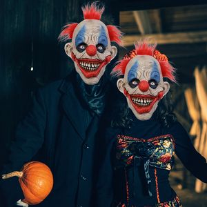 Volwassen Latex Halloween Masker Hoofd Cover Creatieve Clown Vampire Thema Party Cosplay Prop Festival Accessoires