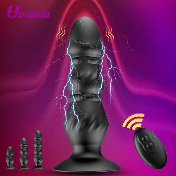 Masajeador adulto Vibradores Anal Vibradores Massor Massor Massager para mujeres Estimulador de vagina Control remoto Vibrador Sexo Toys Adultos