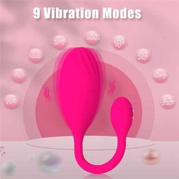 Volwassen Massager App Controle Ei-vibrators voor vrouwen Draagbare vibrerende g-spot-dildo Vaginale Kegel-balvibrator Telefoonafstandsbediening Seksspeeltjes Femme