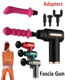 Masajeador para adultos Máquina sexual automática Adaptador de pistola de fascia Clímax privado femenino Vibrador de empuje Consolador Pene Masturbador para mujeres Juguete3798674