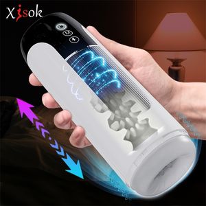 Masseur adulte automatique télescopique mâle masturbateur pieu Machine fellation Masturbation tasse jouets pour adultes pour hommes Ipx7 étanche