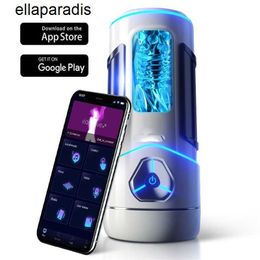 Volwassen stimulator Bluetooth Sexy Speelgoed Kunstkut Cup Goederen voor Mannen Pijpen Kut Sex Machines APP Afstandsbediening Masturbatie Apparaat