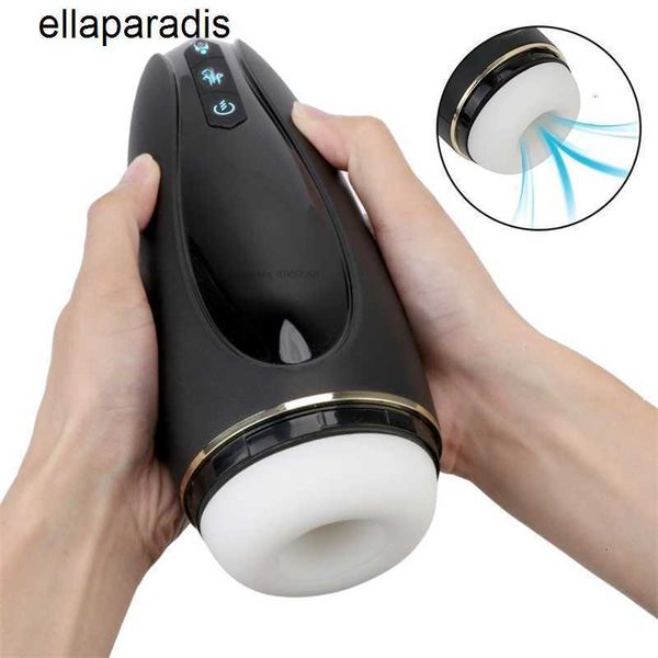 Masajeador para adultos, Juguetes sexuales eléctricos, masturbación masculina, taza de avión Sexy, Vagina 3D, vibradores de Coño Real para hombres, 18 glande, succión erótica