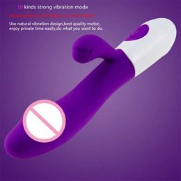 Volwassen Massager G Spot konijn vibrator speelgoed voor vrouwen dildo vibrators vagina clitori massager dubbele trillingen av stick veilig volwassen product