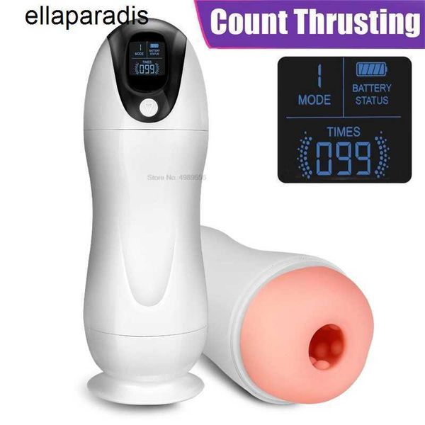 Masseur adulte nouveau masturbateur masculin Sexy coupe d'avion électrique pour hommes vraie chatte gland ventouse pénis exercice coq Oral Sex Toys érotique