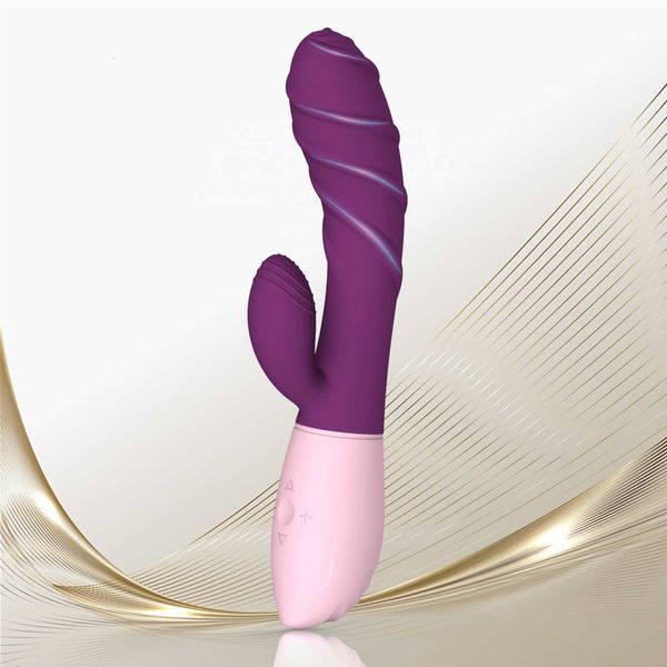 Juguetes sexuales masajeador potente de doble motor vibrador del clítoris femenino conejo masturbador vagina estimulador del punto G juguetes sexuales para lesbianas