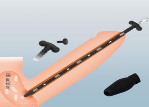 Volwassen Massager Siliconen Hollow Urethral Sound Dilatator Penis Stop klinkende katheterinvoeging urethra stimulator mannelijke masturbator S4603633