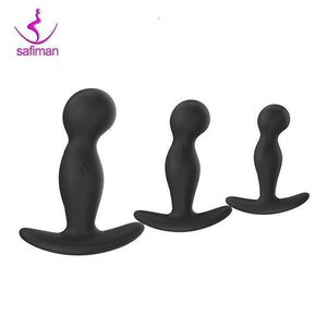 Masseur en Silicone pour adultes, gode de Prostate pour hommes et femmes, Plug Anal, petit, moyen et grand, produits intimes pour adultes