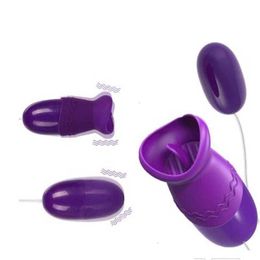 Masajeador para adultos lengua lamiendo succión vibrador juguete para mujeres estimulador de clítoris mamada oral pezón anal vagina adultos tienda masturbadores