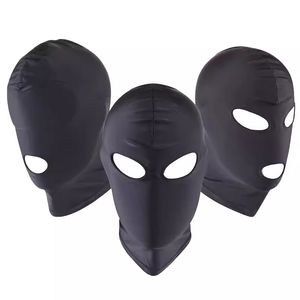 Volwassen open oog mond hoofddeksel masker kap blinddoek volledige hoofdbedekking BDSM seksspeeltjes