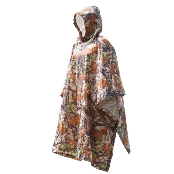 Adulte poncho jungle camouflage randonnée alpinal milléenne.