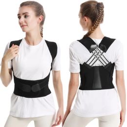 Ceinture correctrice de Posture pour adultes, sangle de Correction du dos respirante pour femmes et hommes, outil de Correction de la Position assise 240327