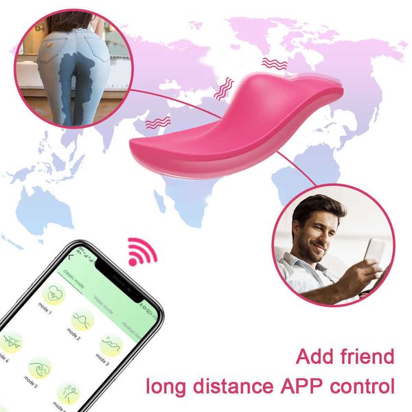 Productos para adultos Aplicación Bluetooth g Spot Consolador Vibrador Femenino Control remoto inalámbrico Vibrador Estimulador de clítoris Juguete sexual para bragas de mujer 230316