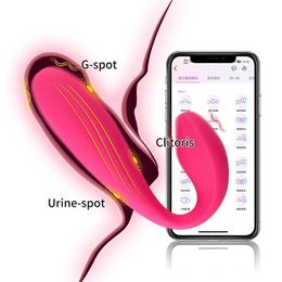 Produits pour adultes APP Dispositif de portage en forme de U à double choc Oeuf de saut de vibration pour femmes