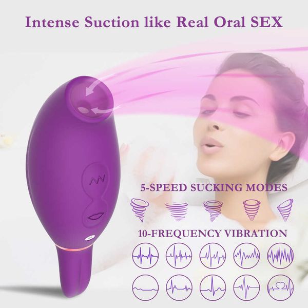 Productos para adultos Modo Lamiendo la lengua Vibrador de succión oral Juguetes sexuales para mujeres Estimulador del clítoris del pezón Masturbador femenino adulto Sexo porno 230316