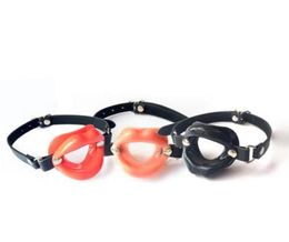 Volwassen producten slaaf siliconen lippen O-ring open mond gag orale fetish bdsm bondage hoofdsteunen erotisch speelgoed voor koppels 2107222706101