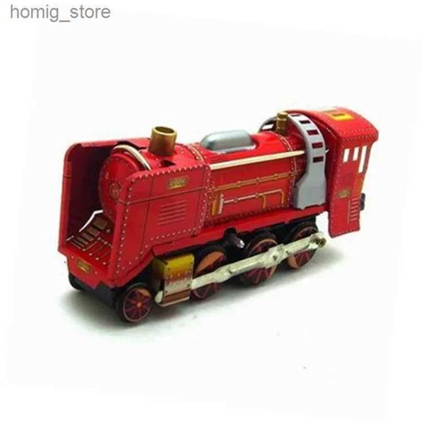 Serie de adultos Estilo retro Metal Metal Metal Posicionamiento de tren mecánico Modelo de juguete Modelo de juguete Regalo Y240416