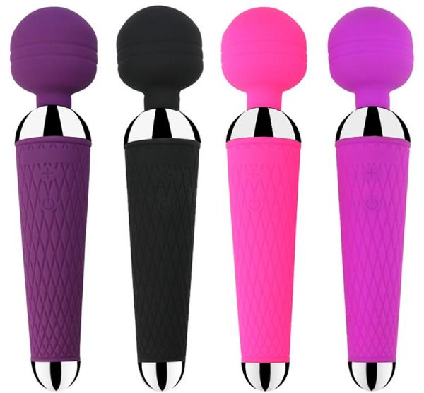 Juguetes sexuales para adultos, masajeador vibratorio para mujeres, 10 velocidades, vibradores de clítoris orales recargables por USB para niñas, vibrador de varita mágica AV Gspot4539537