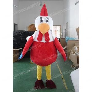 Taille adulte Gros poulet Costume de mascotte Personnage de dessin animé Carnaval Unisexe Halloween Fête d'anniversaire Fantaisie Tenue de plein air pour hommes femmes