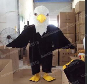 Taille adulte Brown Eagle Mascot Costume Cartoon thème du personnage Carnival Unisexe Halloween Birthday Party Fancy Outdoor tenue pour hommes femmes