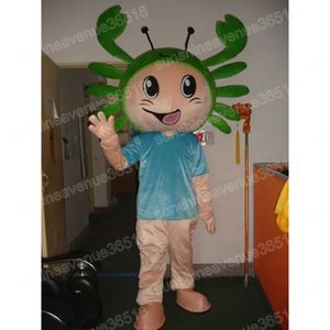 Costume de mascotte de crabe de taille adulte, personnage de thème de dessin animé, carnaval unisexe, fête d'anniversaire d'Halloween, tenue d'extérieur fantaisie pour hommes et femmes