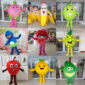 Taille adulte Costumes de mascotte de fruits et légumes mignons personnage de dessin animé tenue costume carnaval adultes taille Halloween fête de Noël costumes de carnaval