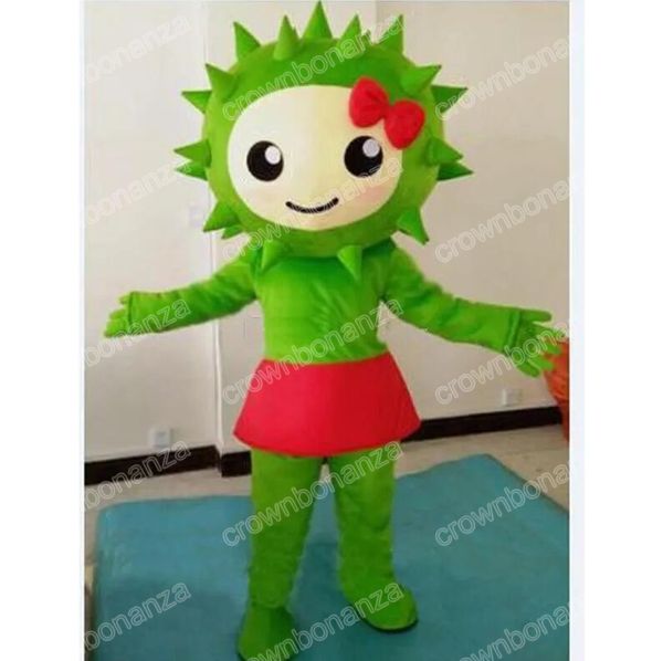 Tamaño adulto Disfraces de mascota Durian Traje de personaje de dibujos animados de Halloween Traje de fiesta al aire libre de Navidad Ropa publicitaria promocional unisex