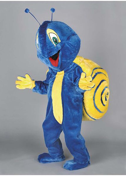 Taille adulte haute qualité Herbert l'escargot mascotte Costume noël Halloween Animation Performance accessoires