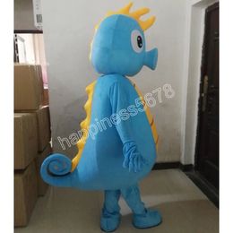 Tamaño adulto Venta caliente Ocean Sea Horse Mascot Costume tema de personalización vestido de lujo Ad Apparel Festival Dress