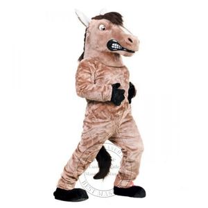 Costume de mascotte Mustang de taille adulte vêtements publicitaires costumes de dessin animé de fête d'anniversaire