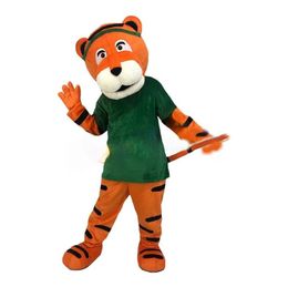 Taille adulte Orange Tiger Mascot Costume Top Cartoon Anime THEME CARNIVAL UNISX ADULTES SIME POURNE ANNIVERSAIRE DE Noël