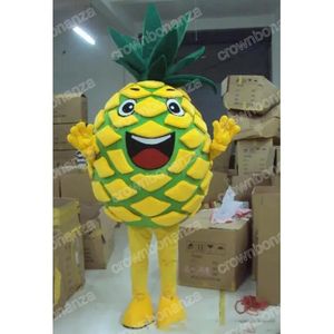 Volwassen grootte ananas mascotte kostuums Halloween stripfiguur outfit pak xmas outdoor party festival jurk promotionele reclame kleding