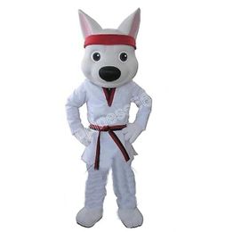 Volwassen maat sport wolf mascotte kostuums cartoon eland karakterjurk pakken carnaval volwassenen maat kerst verjaardag feest Halloween Outdoor Outfit Suit