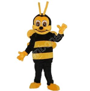 Volwassen grootte Super Leuke Bee Mascot Kostuums Cartoon Fancy Pak voor Volwassen Dier Thema Mascotte Carnaval Kostuum Halloween Fancy Dress
