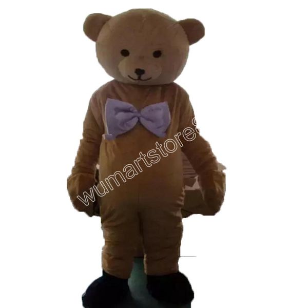 Taille adulte Teddy Bear Nosed Reindeer Costumes de mascotte Thème animé Mascotte de dessin animé Personnage Halloween Carnaval Costume de fête