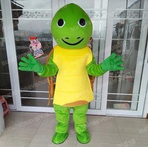 Taille adulte Tortoise Mascot Costume Cartoon thème personnage Carnival Unisexe Halloween Carnival Adultes Birthday Party Fancy tenue pour hommes femmes