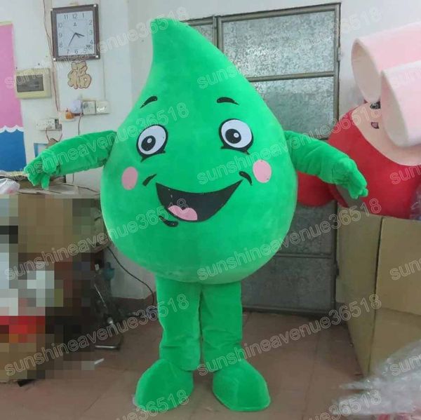 Costume de mascotte de goutte d'eau de taille adulte personnage de thème de dessin animé carnaval unisexe Halloween carnaval adultes fête d'anniversaire tenue fantaisie pour hommes femmes