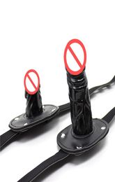 Volwassen SM Spelletjes Erotisch Speelgoed Mondknevel Dildo Sexy Fetish Leer Opening Plug Lesbische Dildo Sextoys Vagina Stick Sexo Anale PLug S9271294