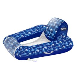 Flotteur de piscine pour adulte Supreme Zero Gravity Chair avec tailles réglables, palmiers, unisexe, bleu